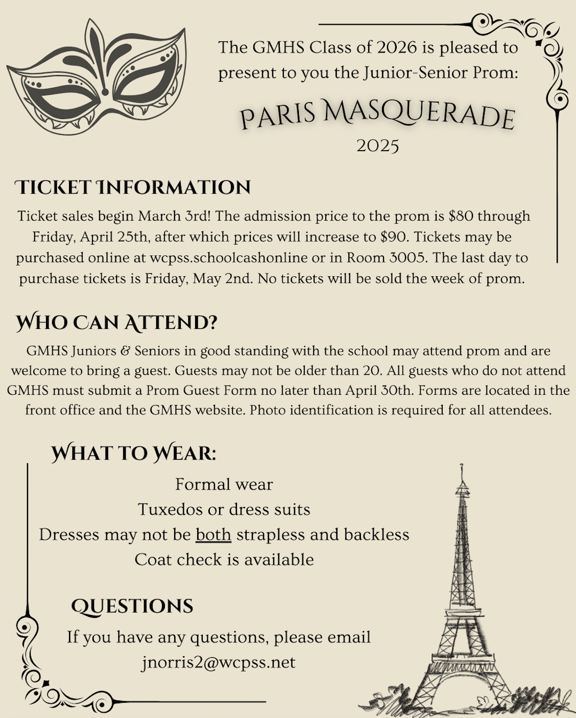Paris Masquerade